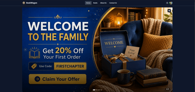 Book Wagon — A full-stack online bookstore platform